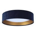 LED Deckenleuchte GALAXY 1xLED/24W/230V Ø 44 cm blau/gold