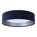 LED Deckenleuchte GALAXY 1xLED/24W/230V Ø 44 cm blau/silber