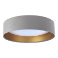 LED Deckenleuchte GALAXY 1xLED/24W/230V Ø 44 cm grau/gold
