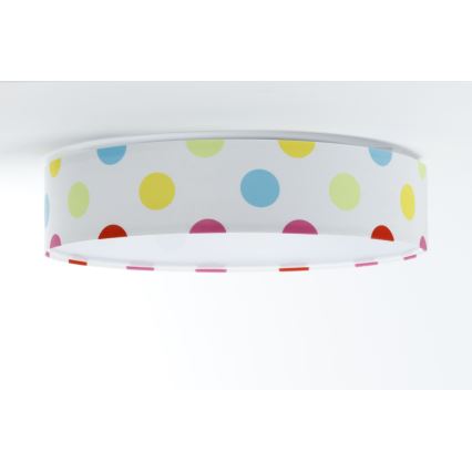 LED Kinder-Deckenleuchte GALAXY KIDS LED/24W/230V bunte Punkte