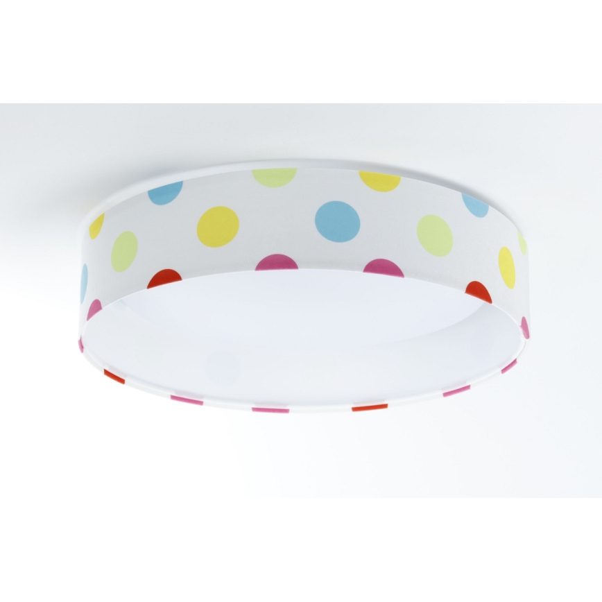 LED Kinder-Deckenleuchte GALAXY KIDS LED/24W/230V bunte Punkte