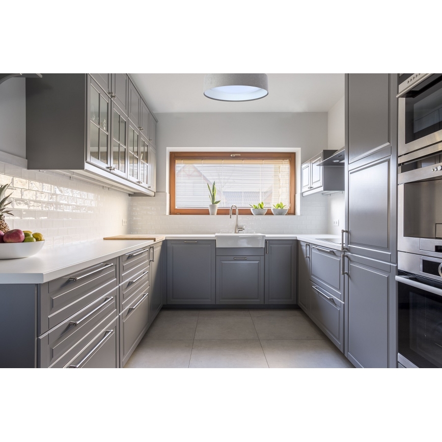 LED-Deckenleuchte GALAXY LED/24W/230V Ø 44 cm grau/weiß