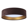 LED Deckenleuchte GALAXY LED/24W/230V Ø 44 cm Braun/Gold