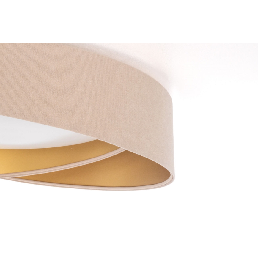 LED-Deckenleuchte GALAXY MODERN LED/24W/230V Ø 55 cm beige/gold