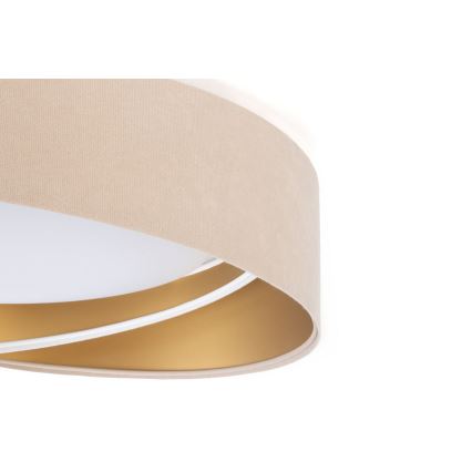 LED-Deckenleuchte GALAXY MODERN LED/24W/230V Ø 55 cm beige/weiß/gold