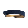 LED-Deckenleuchte GALAXY MODERN LED/24W/230V Ø 55 cm blau/gold