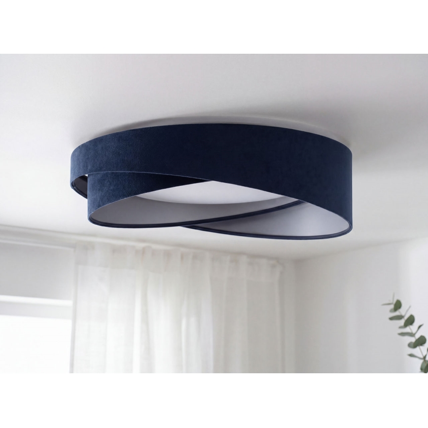 LED-Deckenleuchte GALAXY MODERN LED/24W/230V Ø 55 cm blau/silber