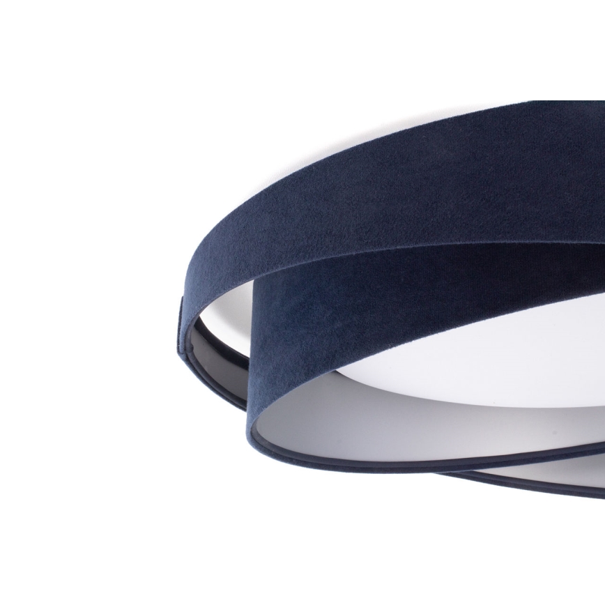 LED-Deckenleuchte GALAXY MODERN LED/24W/230V Ø 55 cm blau/silber