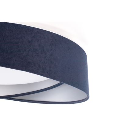 LED-Deckenleuchte GALAXY MODERN LED/24W/230V Ø 55 cm blau/silber
