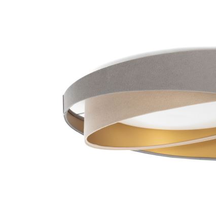 LED-Deckenleuchte GALAXY MODERN LED/24W/230V Ø 55 cm Grau/Beige/Gold