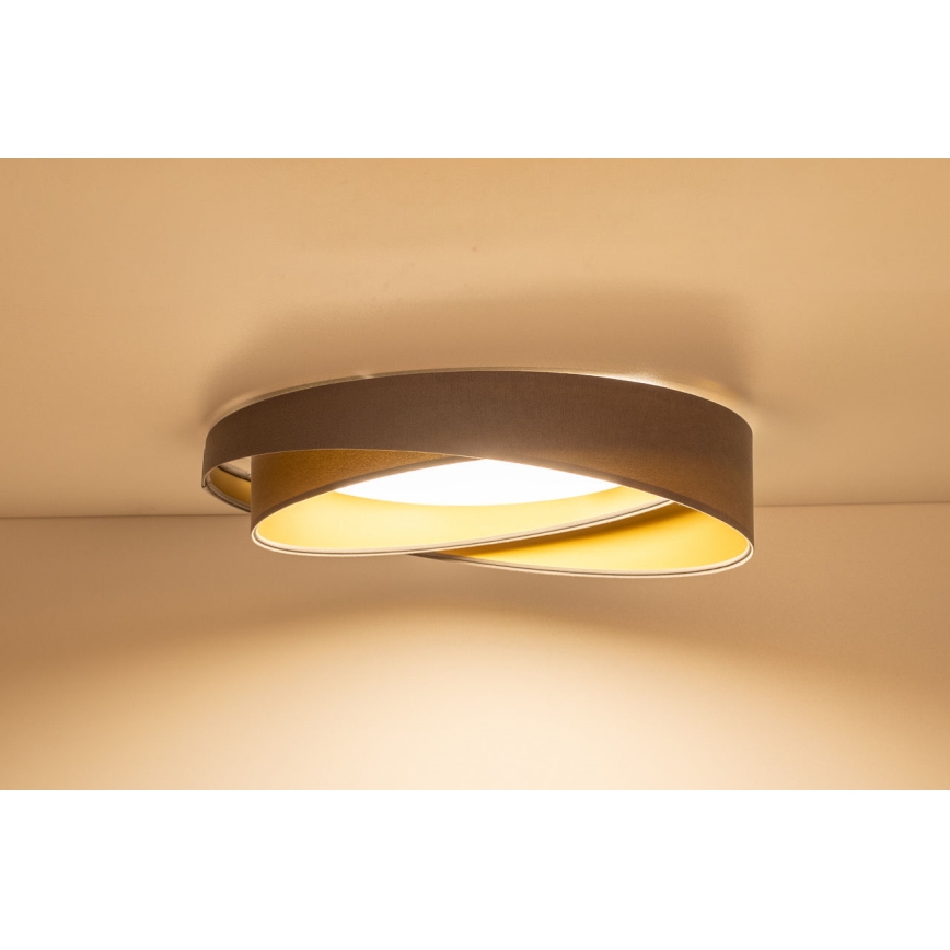 LED-Deckenleuchte GALAXY MODERN LED/24W/230V Ø 55 cm grau/gold