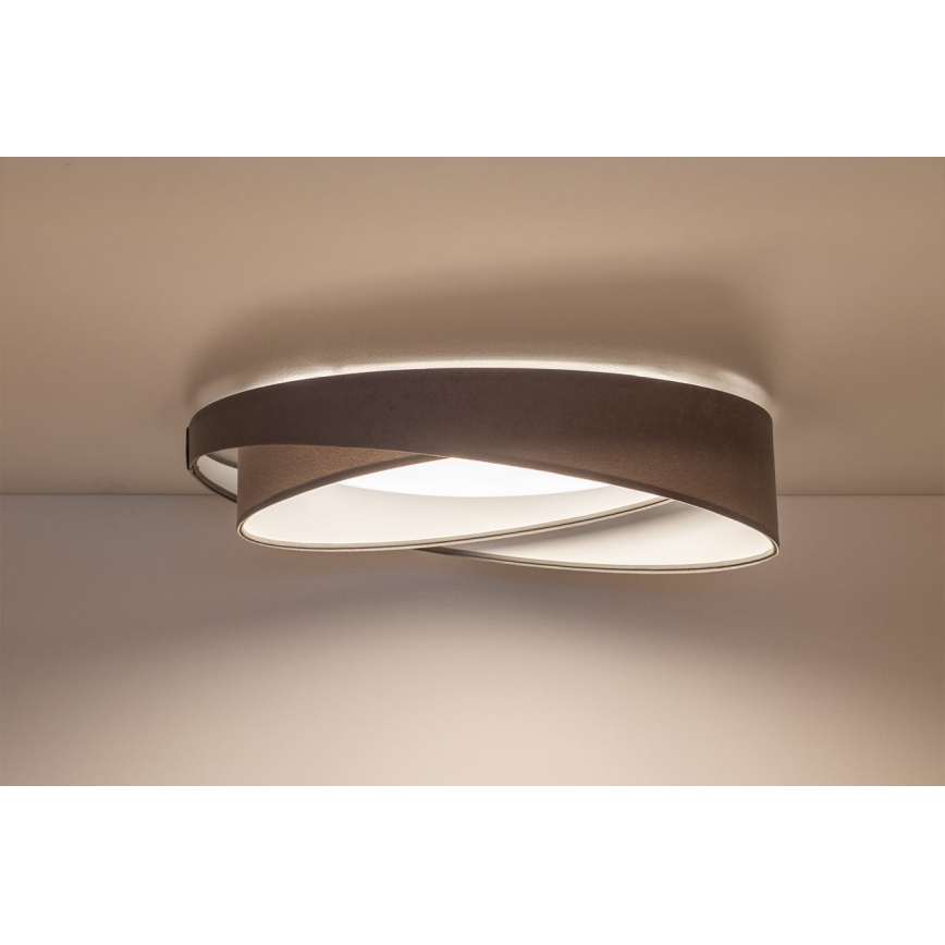 LED-Deckenleuchte GALAXY MODERN LED/24W/230V Ø 55 cm grau/weiß