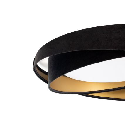 LED-Deckenleuchte GALAXY MODERN LED/24W/230V Ø 55 cm schwarz/gold