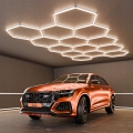 LED-Deckenleuchte HEXAGON LED/570W/85-265V 4000K 522x298 cm CRI 90 IP44 weiß
