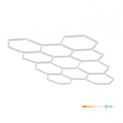 LED-Deckenleuchte HEXLINE LED/513W/230V 6500K 300x516 cm weiß