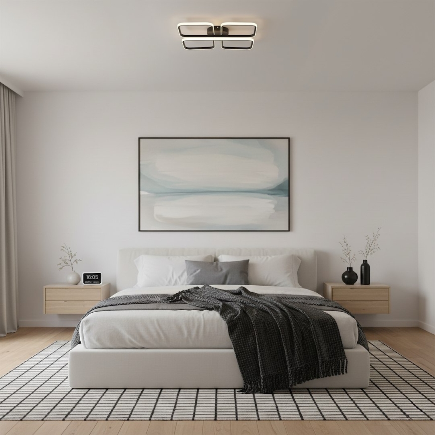 LED-Deckenleuchte HIDALGO LED/40W/230V schwarz