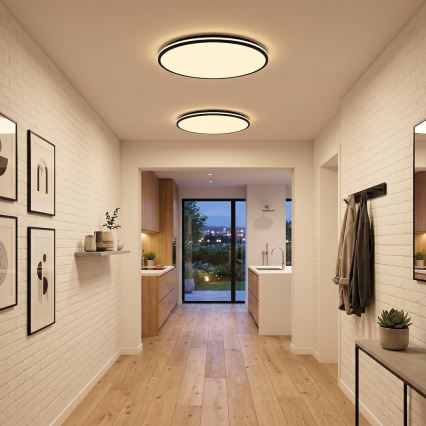 LED-Deckenleuchte HUGO LED/21/32/42W/230V 3000/4000/6500K Ø 45 cm IP54 schwarz