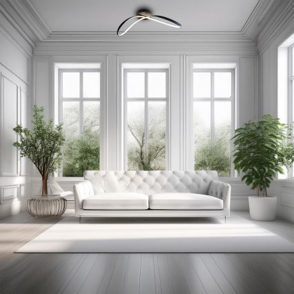 LED-Deckenleuchte INFINITY LED/21W/230V schwarz