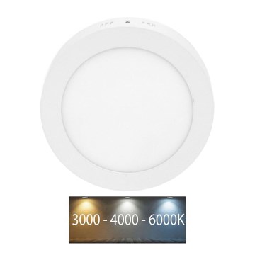 LED-Deckenleuchte LADA LED/12W/230V 3000/4000/6000K d 17 cm weiß