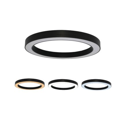 LED-Deckenleuchte LED/100W/230V 3000/4000/6500K Ø 100 cm schwarz