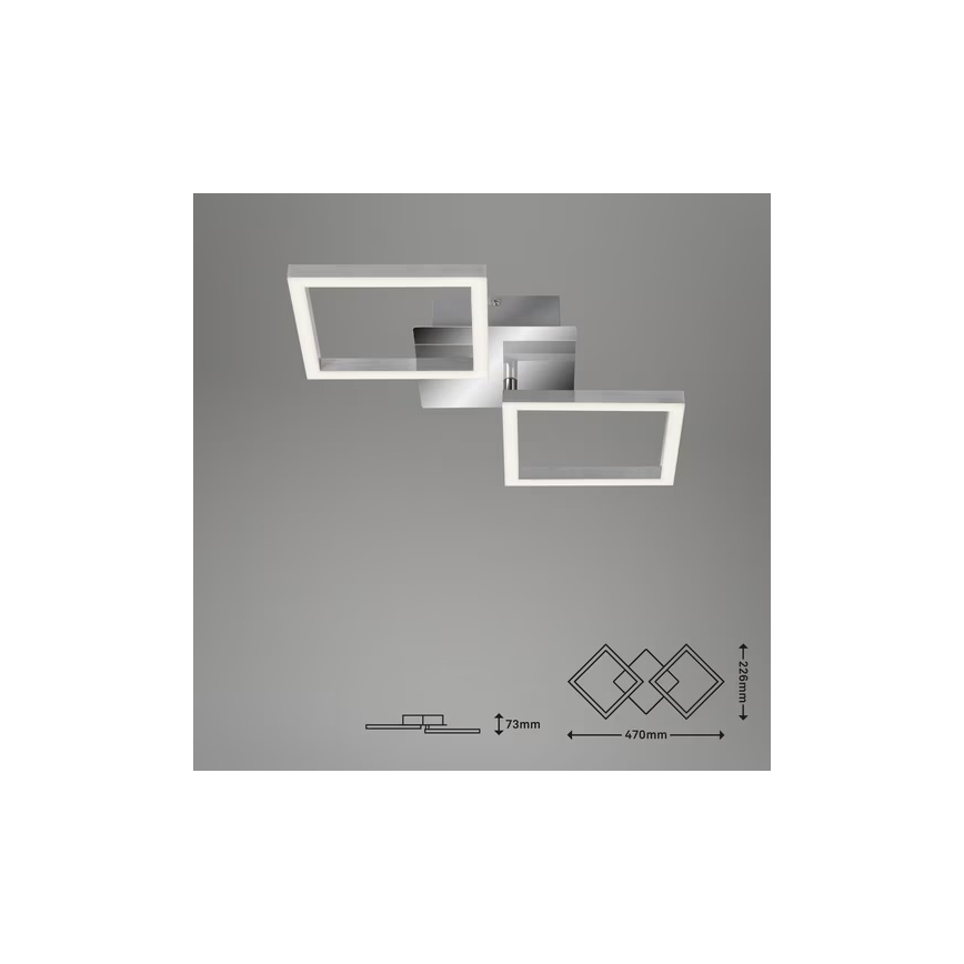 LED-Deckenleuchte LED/10W/230V 3000K mattchrom