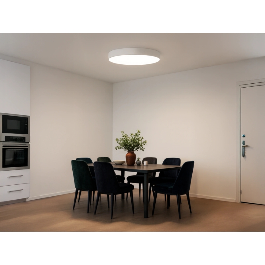 LED-Deckenleuchte LED/135 W/230 V 3000/4000/6500 K Ø 80 cm weiß