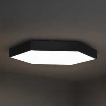 LED-Deckenleuchte LED/135W/230V 3000/4000/6500K Ø 80 cm schwarz