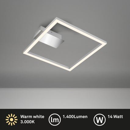 LED Deckenleuchte LED/14W/230V matt-chrom