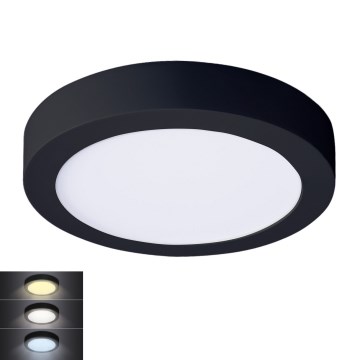 LED-Deckenleuchte LED/18W/230V 3000/4000/6000K schwarz rund