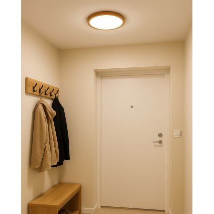 LED-Deckenleuchte LED/18W/230V 3000/4000/6500K Ø 23 cm Beige