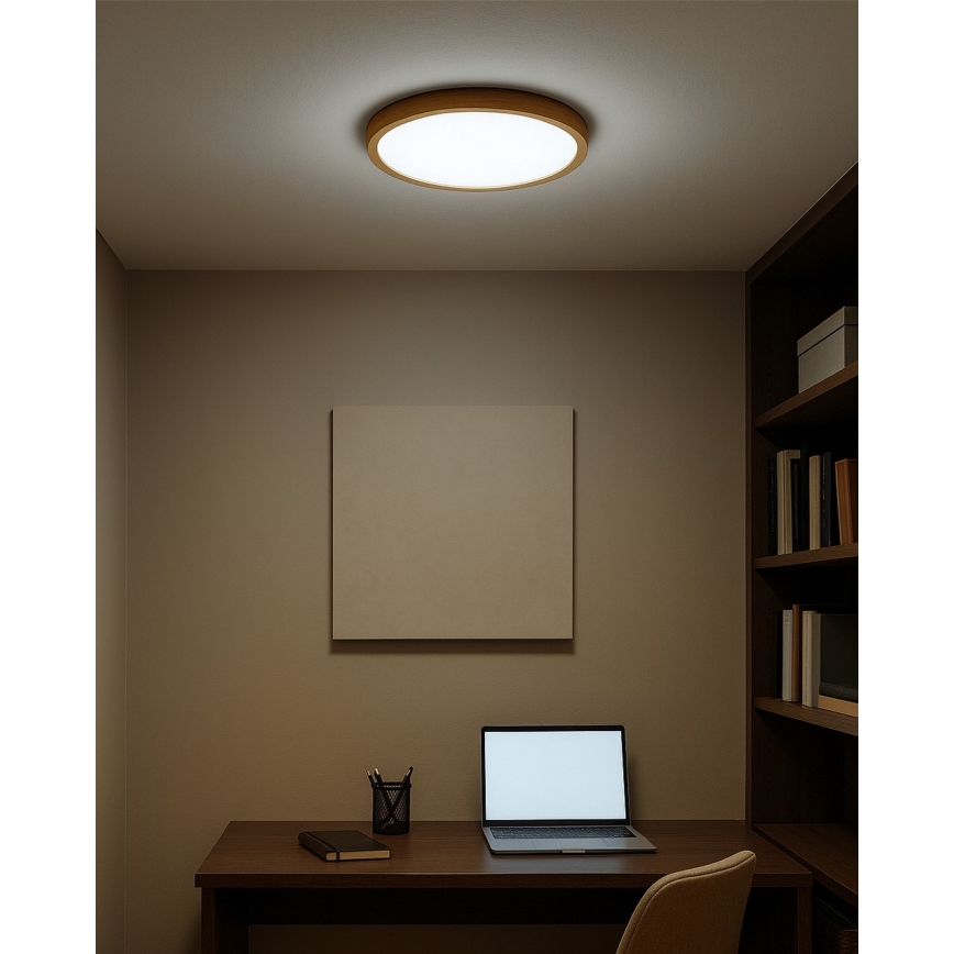 LED-Deckenleuchte LED/18W/230V 3000/4000/6500K Ø 23 cm Beige