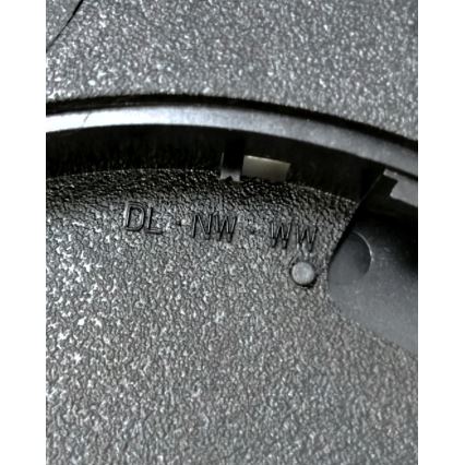 LED-Deckenleuchte LED/18W/230V 3000/4000/6500K Ø 23 cm schwarz