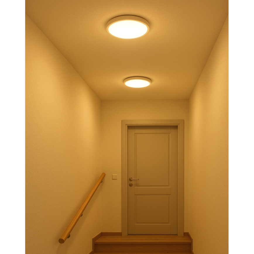 LED-Deckenleuchte LED/18W/230V 3000/4000/6500K Ø 23 cm weiß