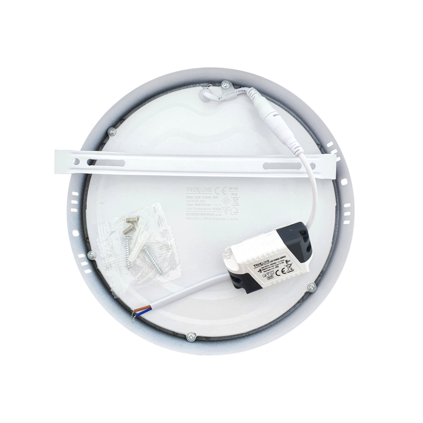 LED-Deckenleuchte LED/18W/230V 4200K d 21 cm weiß