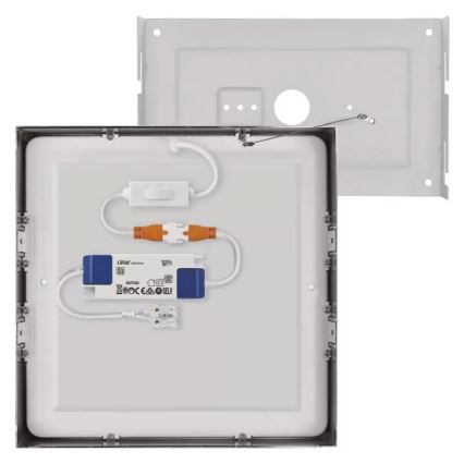 LED-Deckenleuchte NEXXO LED/21W/230 3000/3500/4000K 22,5x22,5 cm matt Chrom