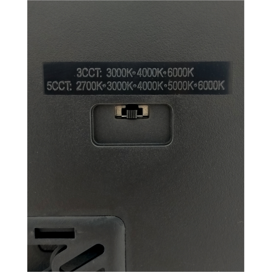 LED-Deckenleuchte LED/24W/230V 3000/4000/6500K 30x30 cm schwarz