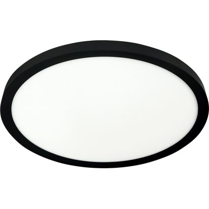 LED-Deckenleuchte LED/24W/230V 3000/4000/6500K Ø 30 cm schwarz