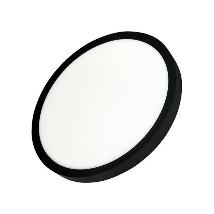 LED-Deckenleuchte LED/24W/230V 3000/4000/6500K Ø 30 cm schwarz