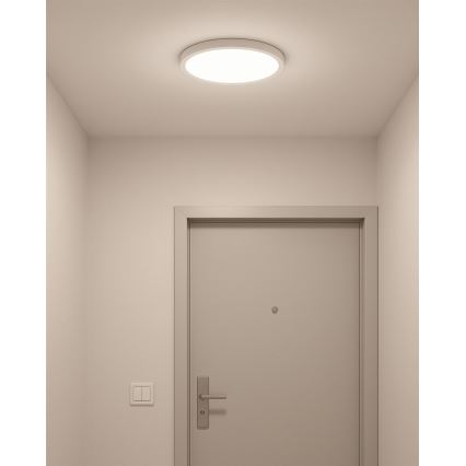 LED-Deckenleuchte LED/24W/230V 3000/4000/6500K Ø 30 cm weiß