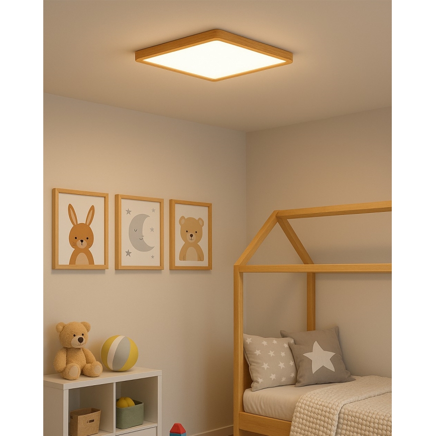 LED-Deckenleuchte LED/32W/230V 3000/4000/6500K 40x40 cm beige