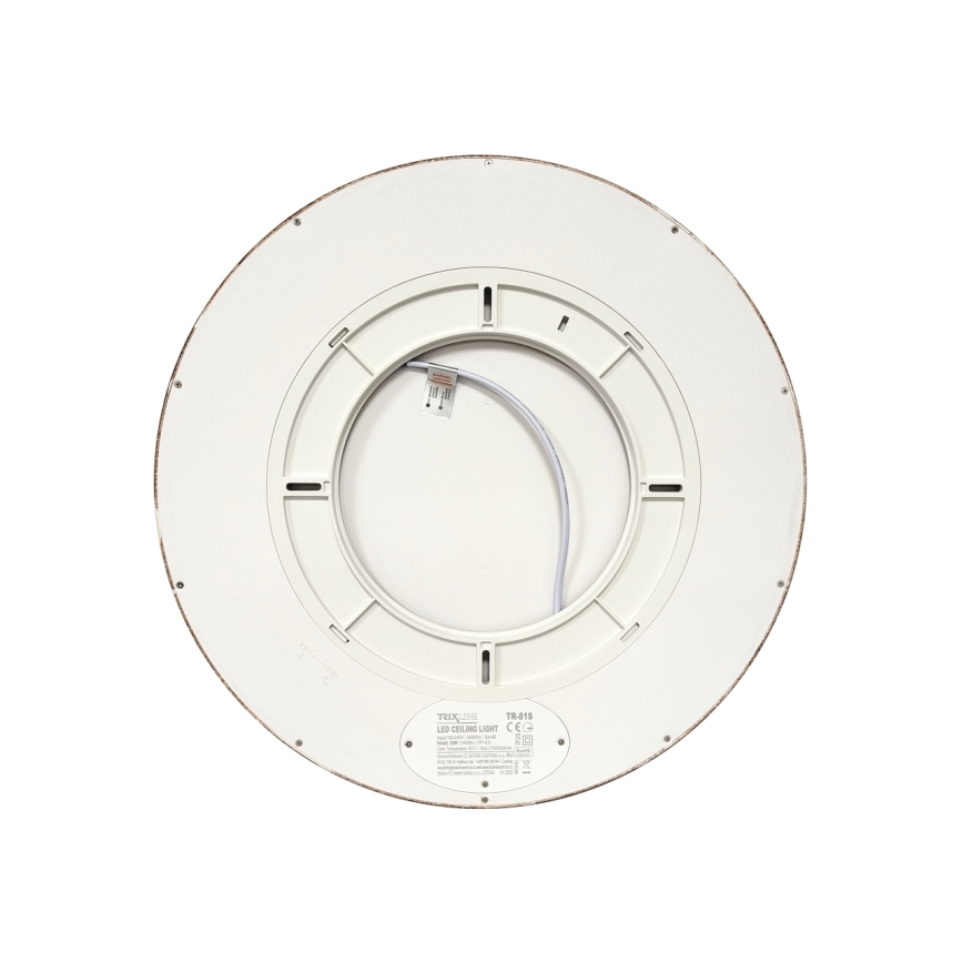 LED-Deckenleuchte LED/32W/230V 3000/4000/6500K Ø 40 cm braun