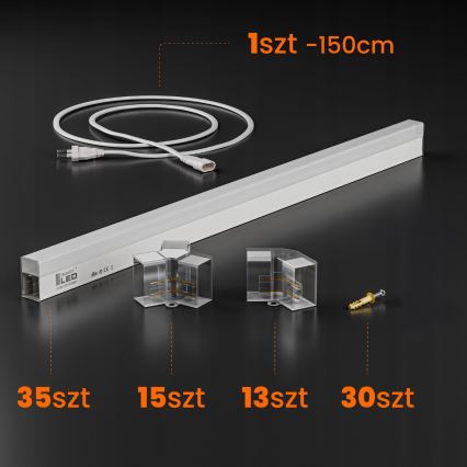 LED Deckenleuchte HEXAGON LED/350W/85-265V 6500K 313x298 cm CRI 90 IP44 weiß
