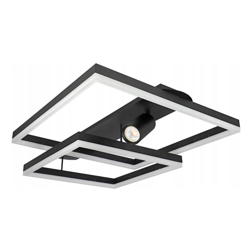 LED-Deckenleuchte LED/38W/230V + 1xGU10/30W schwarz
