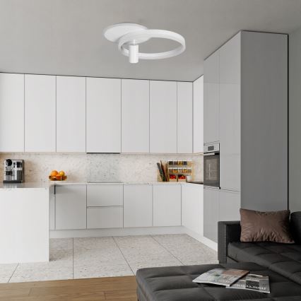 LED Deckenleuchte LED/38W/230V + 1xGU10/30W weiß