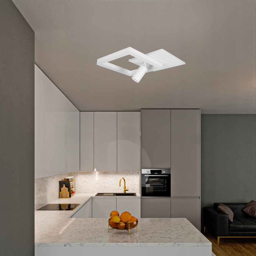 LED Deckenleuchte LED/38W/230V + 1xGU10/30W weiß