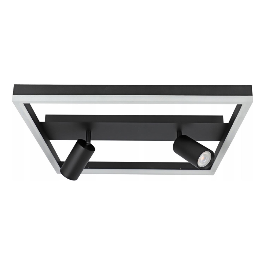 LED Deckenleuchte LED/38W/230V + 2xGU10/30W schwarz