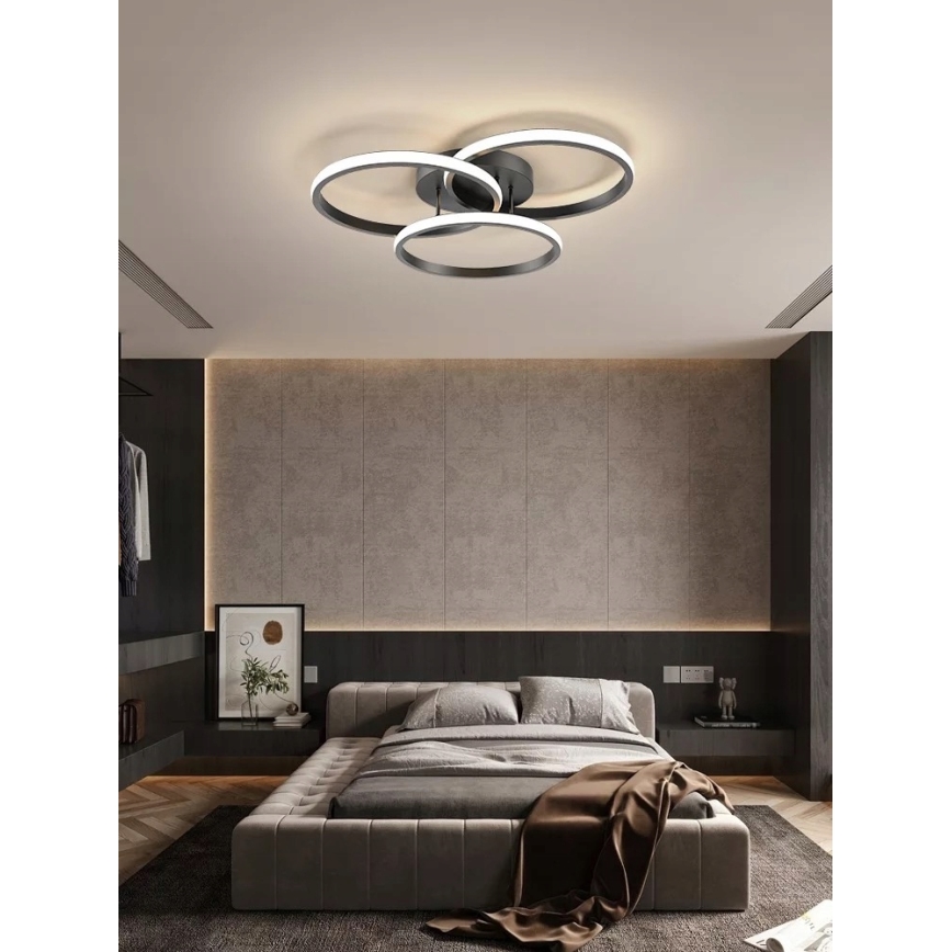 LED Deckenleuchte LED/38W/230V schwarz