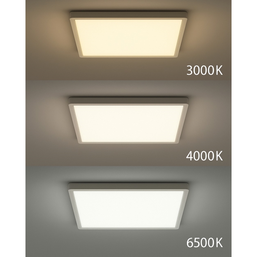 LED-Deckenleuchte LED/40W/230V 3000/4000/6500K 50x50 cm weiß