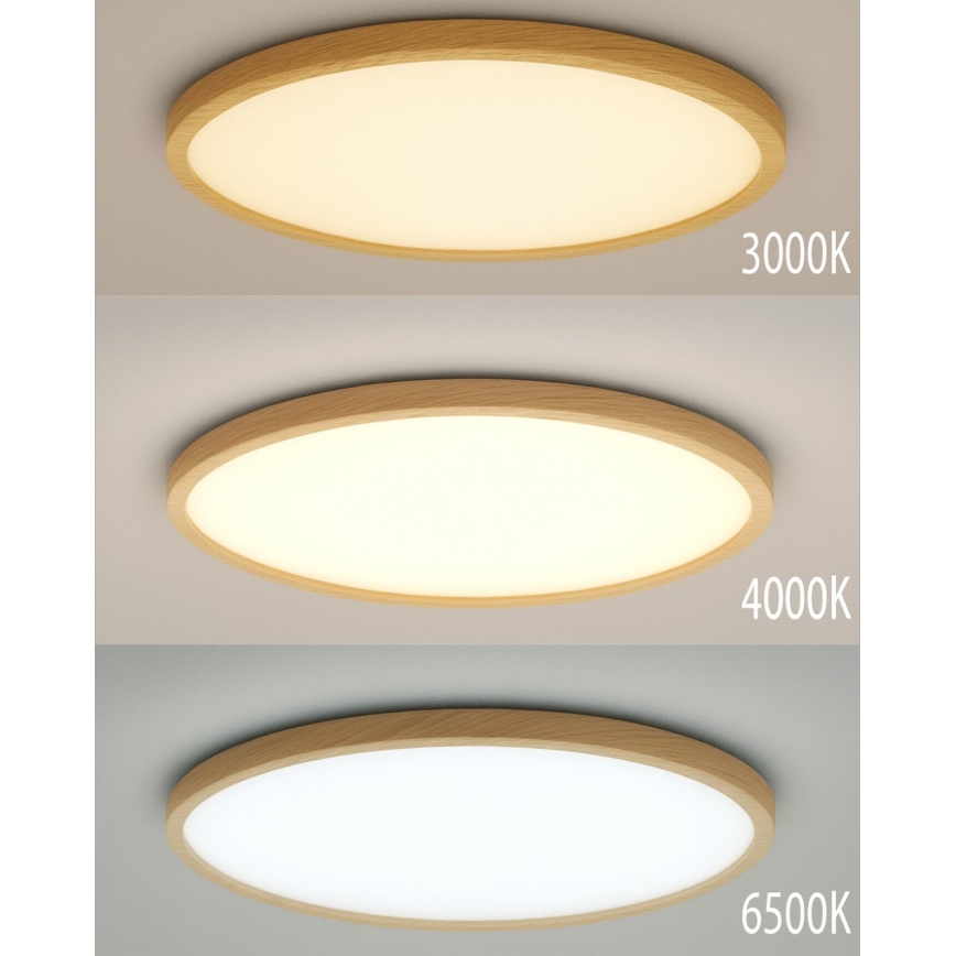 LED-Deckenleuchte LED/40W/230V 3000/4000/6500K Ø 50 cm beige