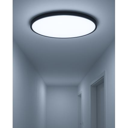 LED-Deckenleuchte LED/40W/230V 3000/4000/6500K Ø 50 cm schwarz